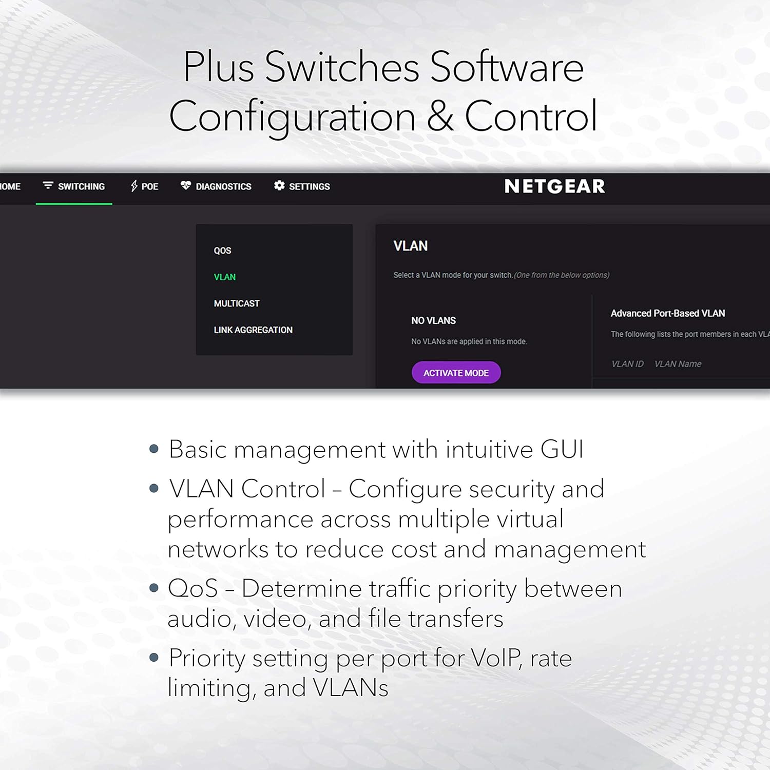 Thumbnail 2 de NETGEAR MS108UP 8-Port 2.5G Multi‑Gigabit PoE++ Switch (Ultra60, fanless, ProSAFE)
