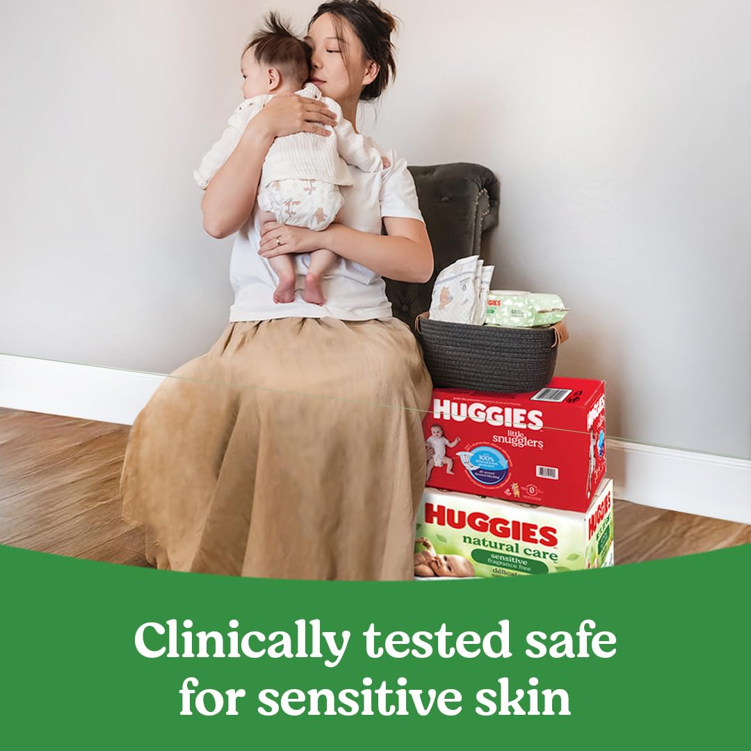 Thumbnail 6 de Huggies Natural Care Sensitive Baby Wipes, Unscented & Hypoallergenic (768 Wipes)