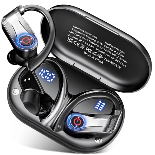 Detalle de VNMN 2026 Cuffie Bluetooth 6.1 Sport: audio Hi‑Fi, ANC ENC e 120h di autonomia