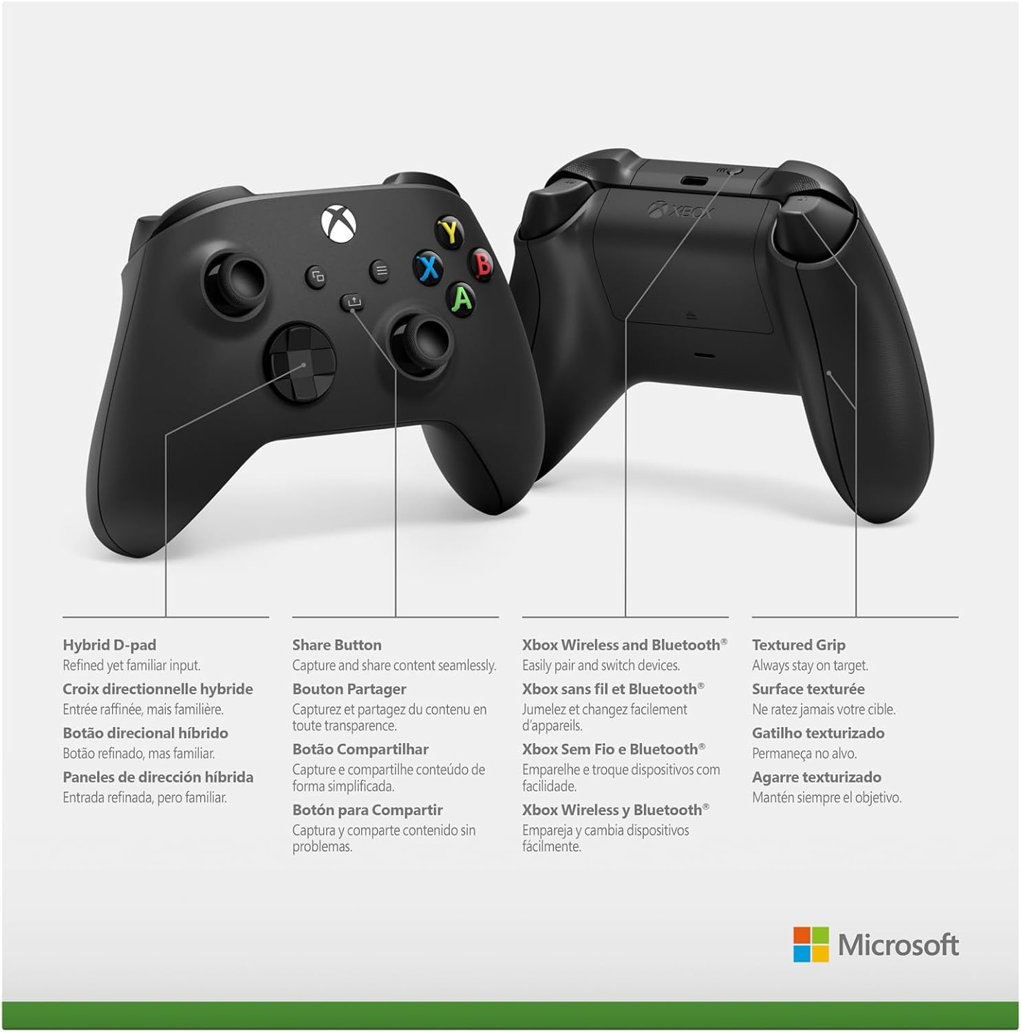 Thumbnail 4 de Xbox Wireless Controller Carbon Black Series X|S