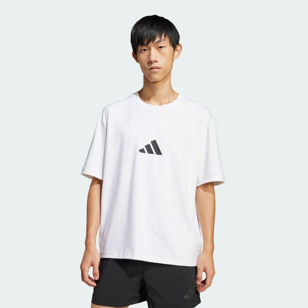 Detalle de Camiseta holgada adidas Z.N.E. – color Blanco