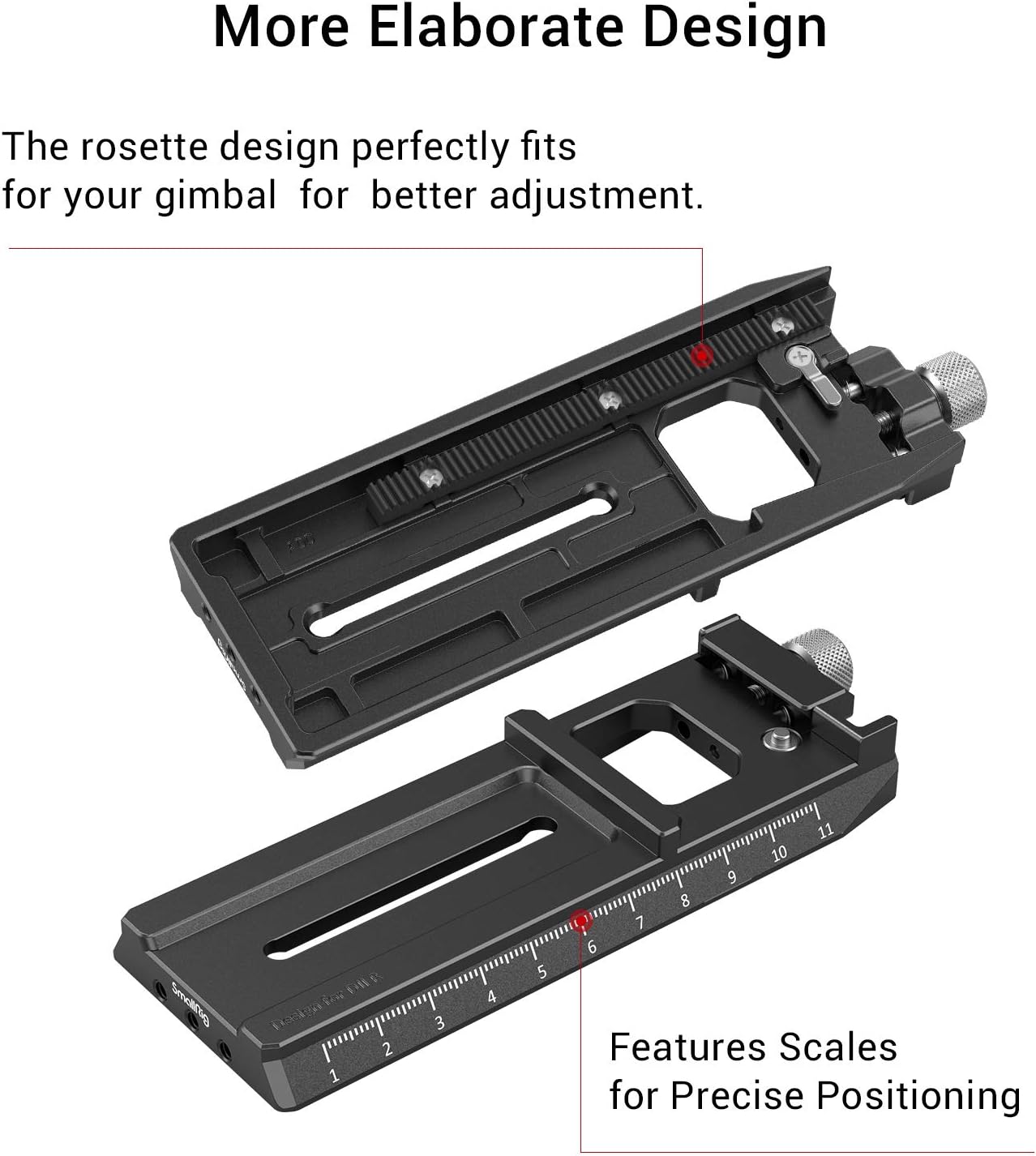 Detalle 2 de SMALLRIG 3061 Quick Release Plate Adapter for gimbal