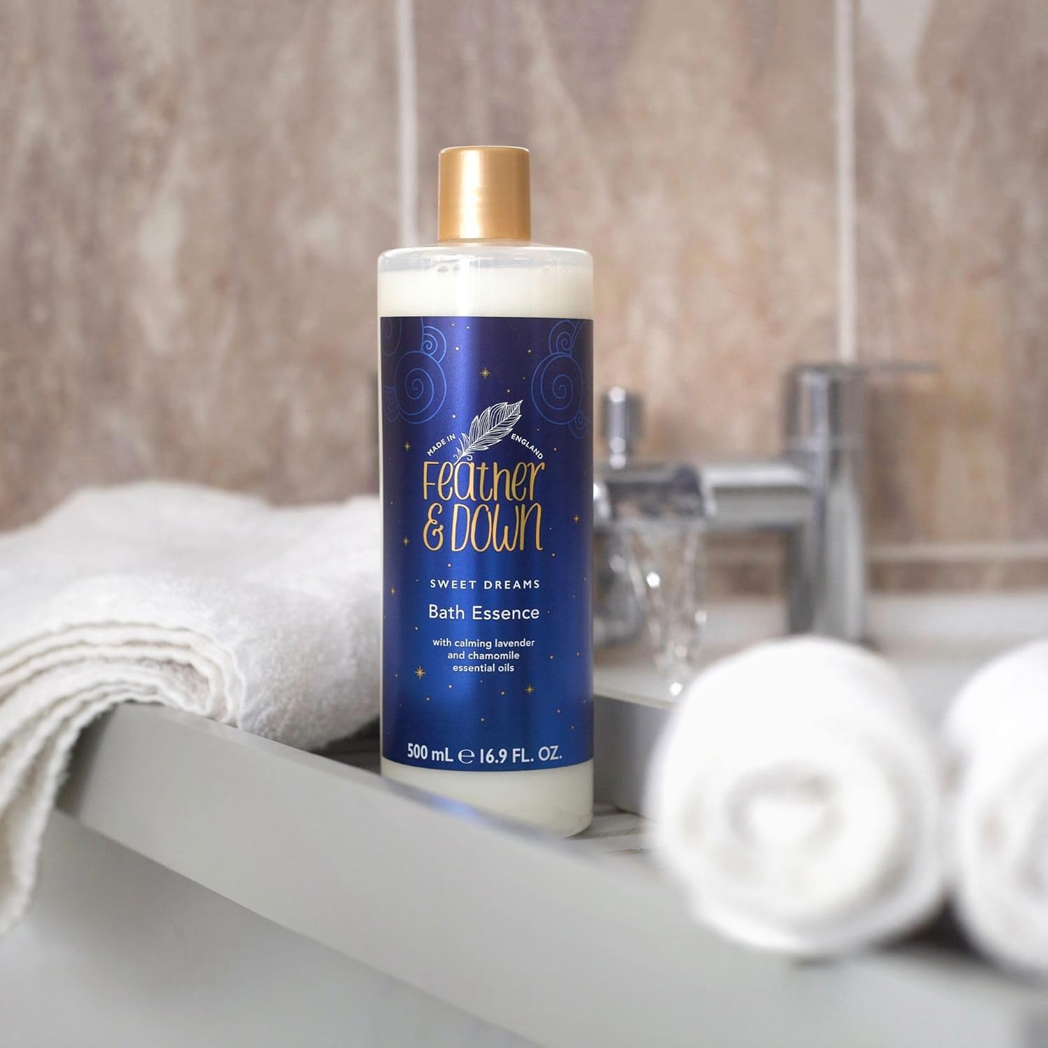 Thumbnail 5 de Feather & Down Bade-Essenz Sweet Dream (500 ml) – mit Lavendel- und Kamillenölen