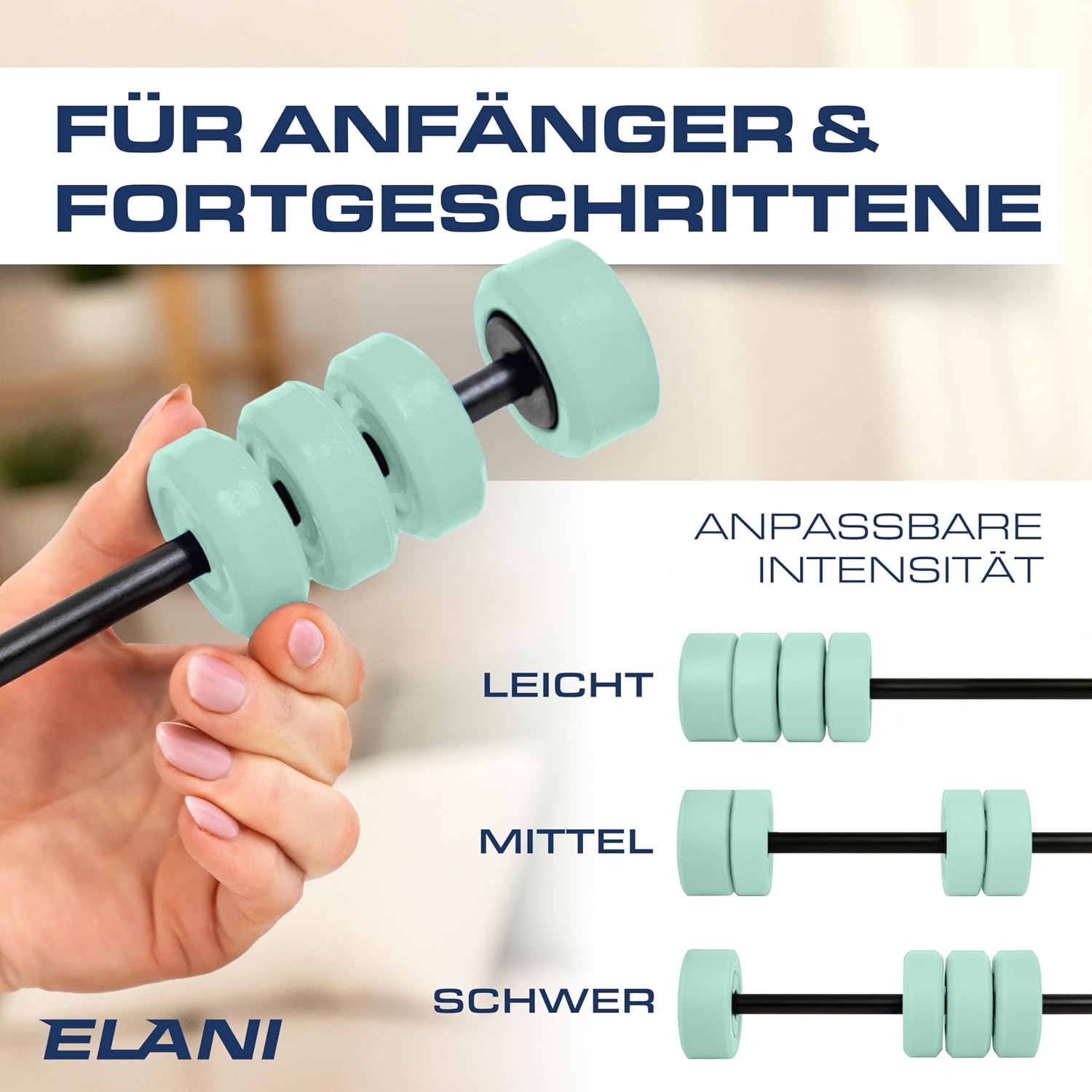 Detalle 2 de ELANI Schwingstab für Ganzkörpertraining
