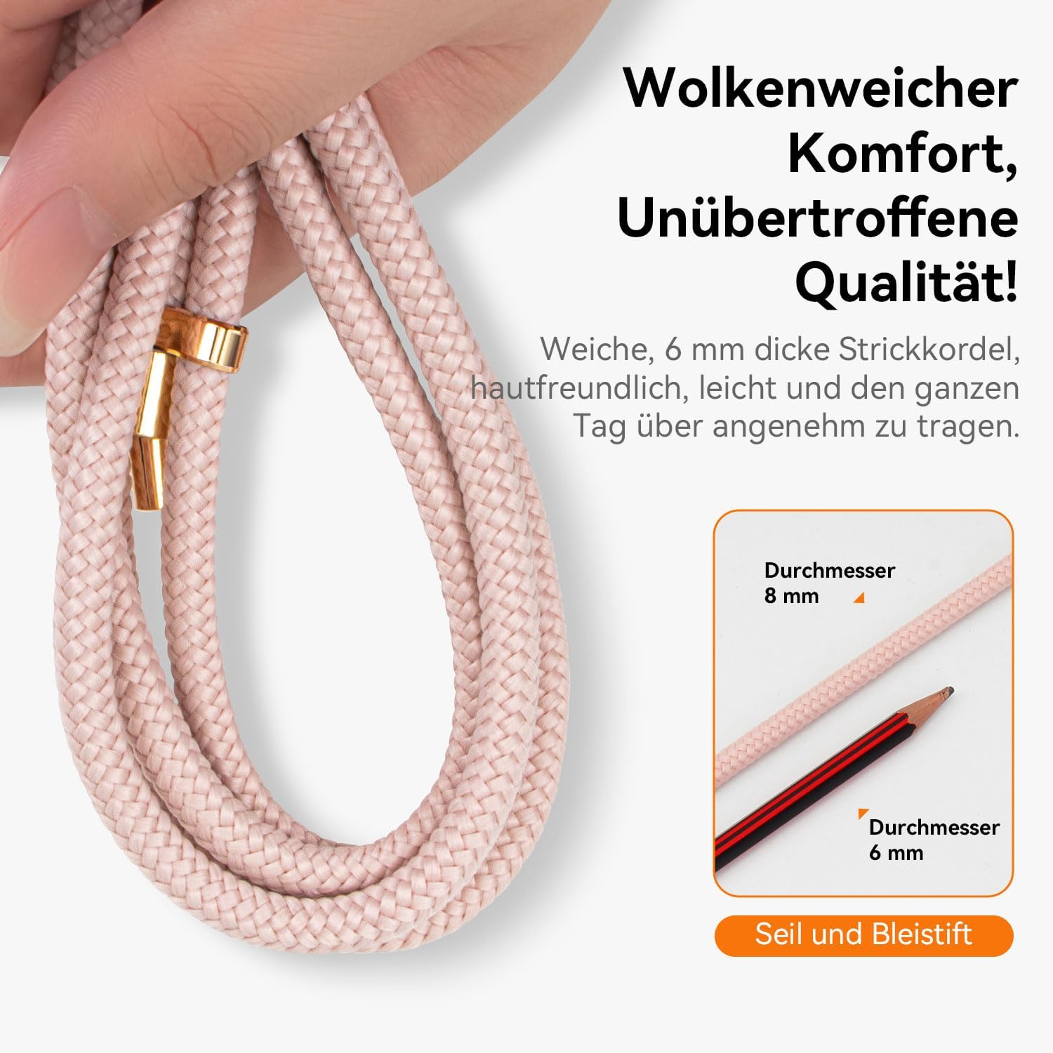 Thumbnail 2 de Lawonda Crossbody Phone Lanyard & Wrist Strap with 2 Phone Tabs – Universal, Adjustable Nylon Neck Strap
