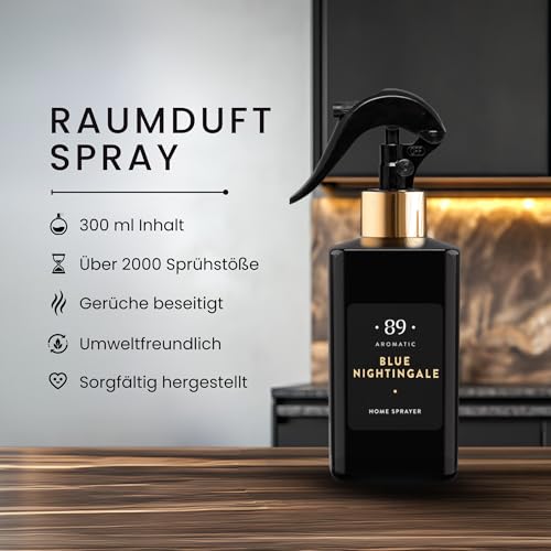 Thumbnail 1 de Aromatic •89• Raumspray 300ml Himbeere, Vanille & Kaschmirholz – langanhaltender Duftspender für Zuhause