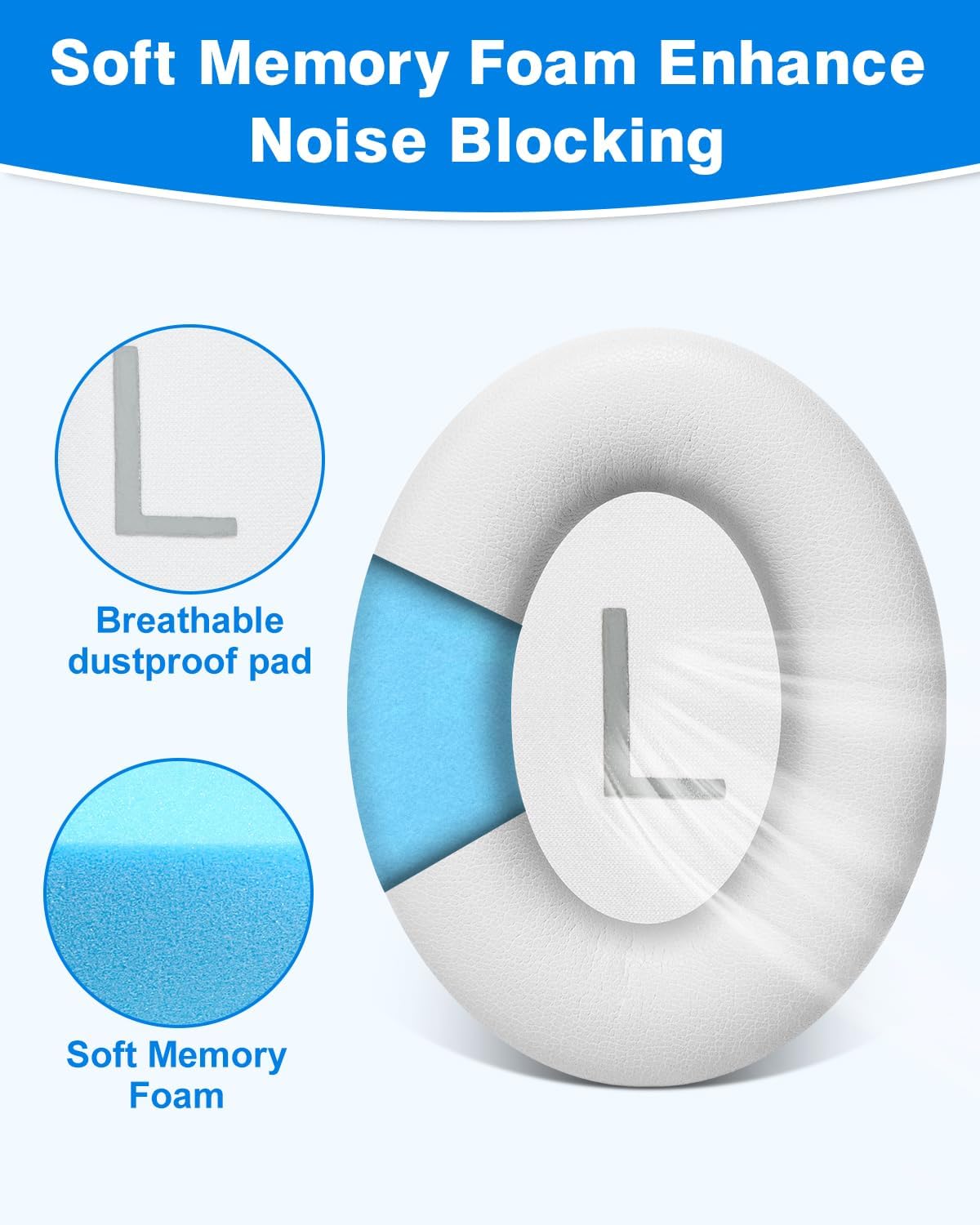 Thumbnail 2 de Link Dream coussinets pour Bose QuietComfort 45 oreillettes 1 paire