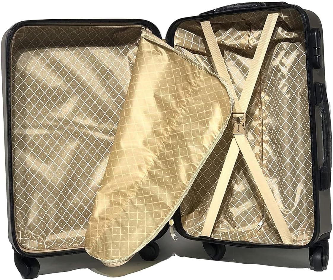 Thumbnail 6 de CELIMS Handgepäck-Koffer mit Kosmetikkoffer – 55x35x25 cm | Champagne