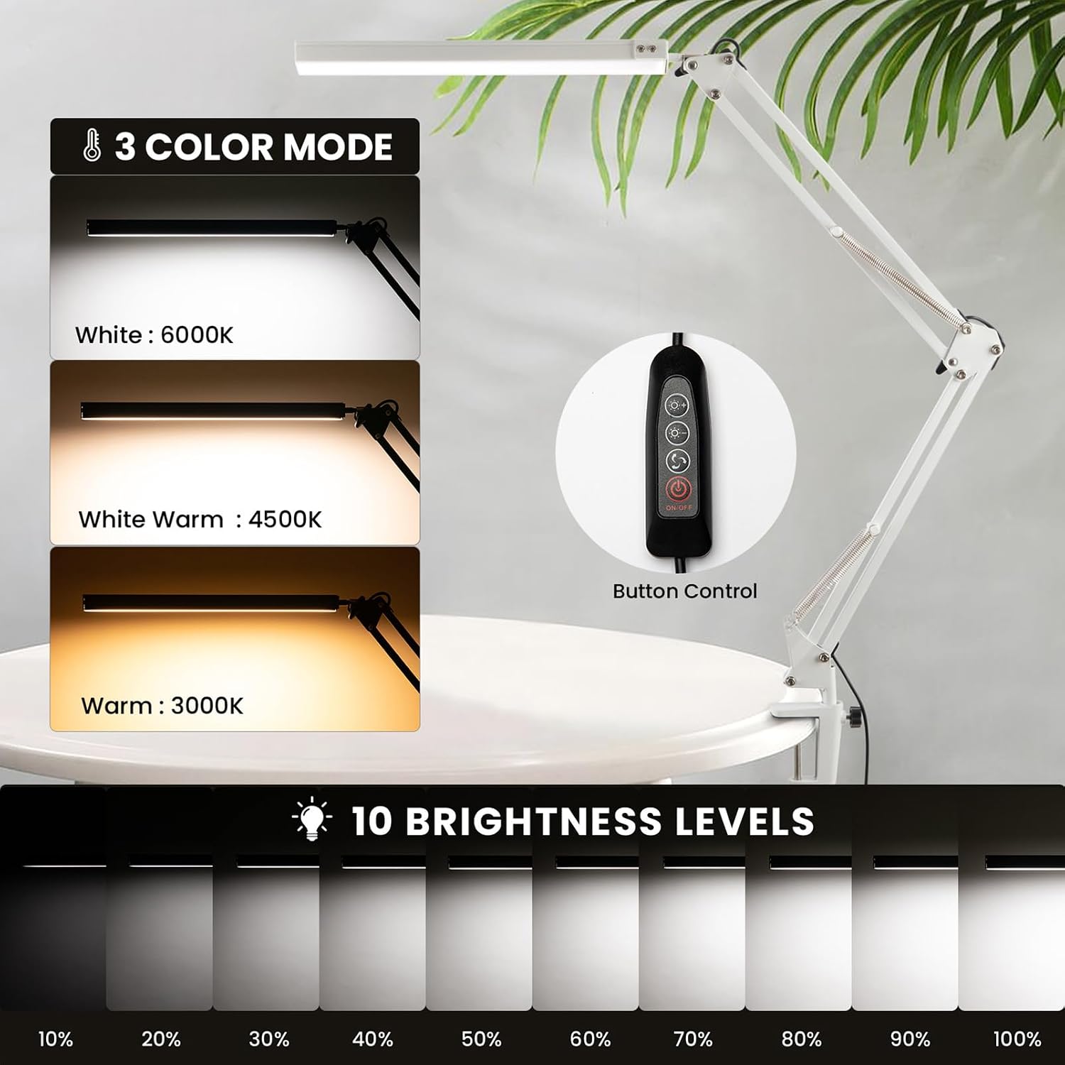Detalle 2 de BIENSER Lampada da Scrivania LED 1100LM