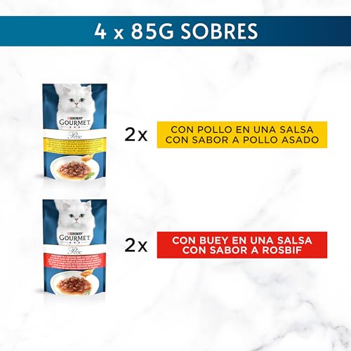 Thumbnail 1 de Purina Gourmet Perle, comida húmeda 48 sobres 🐱