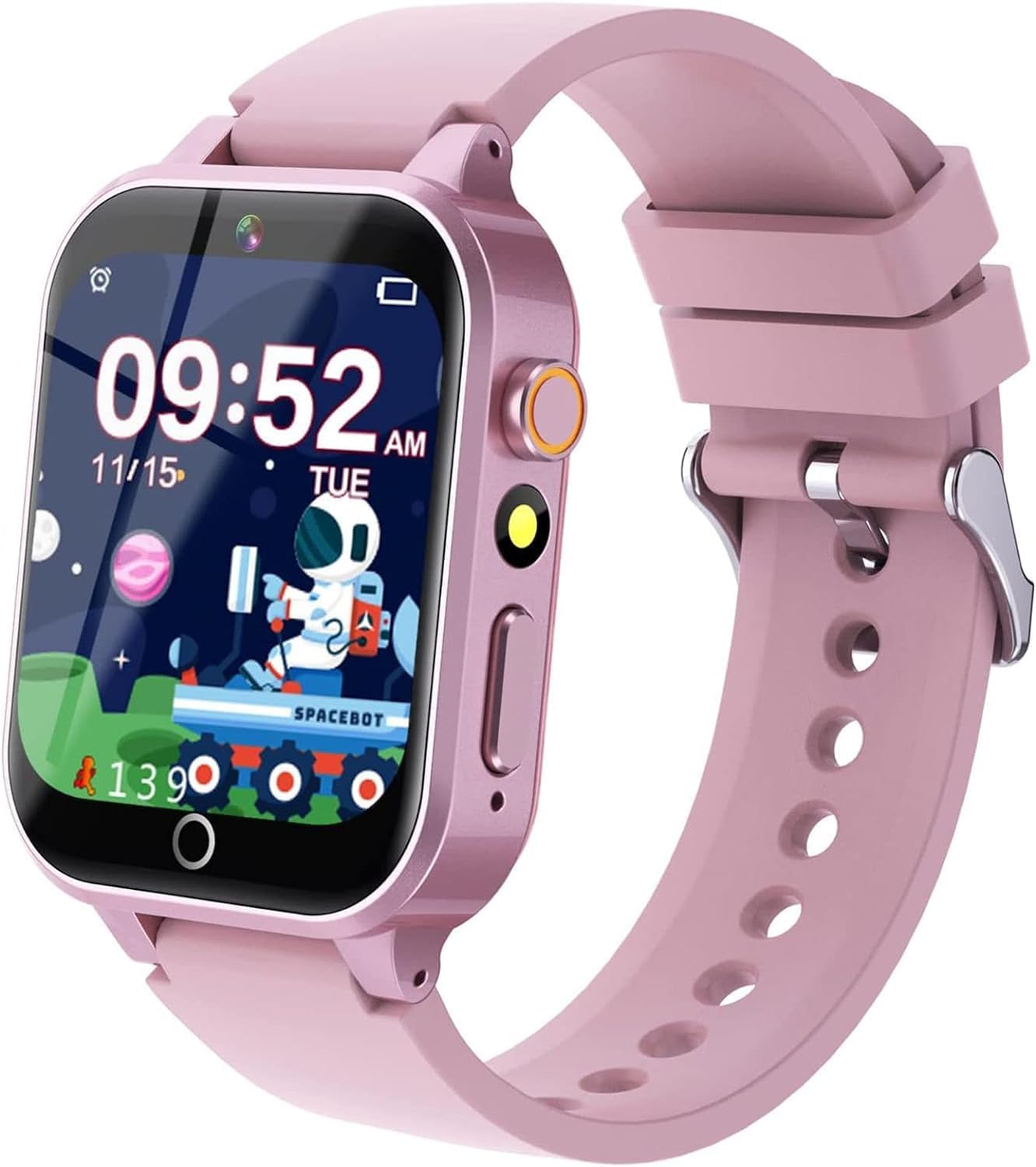 Detalle de YEDASAH Montre Connectée Enfant 39 Jeux – HD Caméra, Musique MP3, Anglais et Livres Audio, Podomètre, Mode École, Réveil et Chronomètre