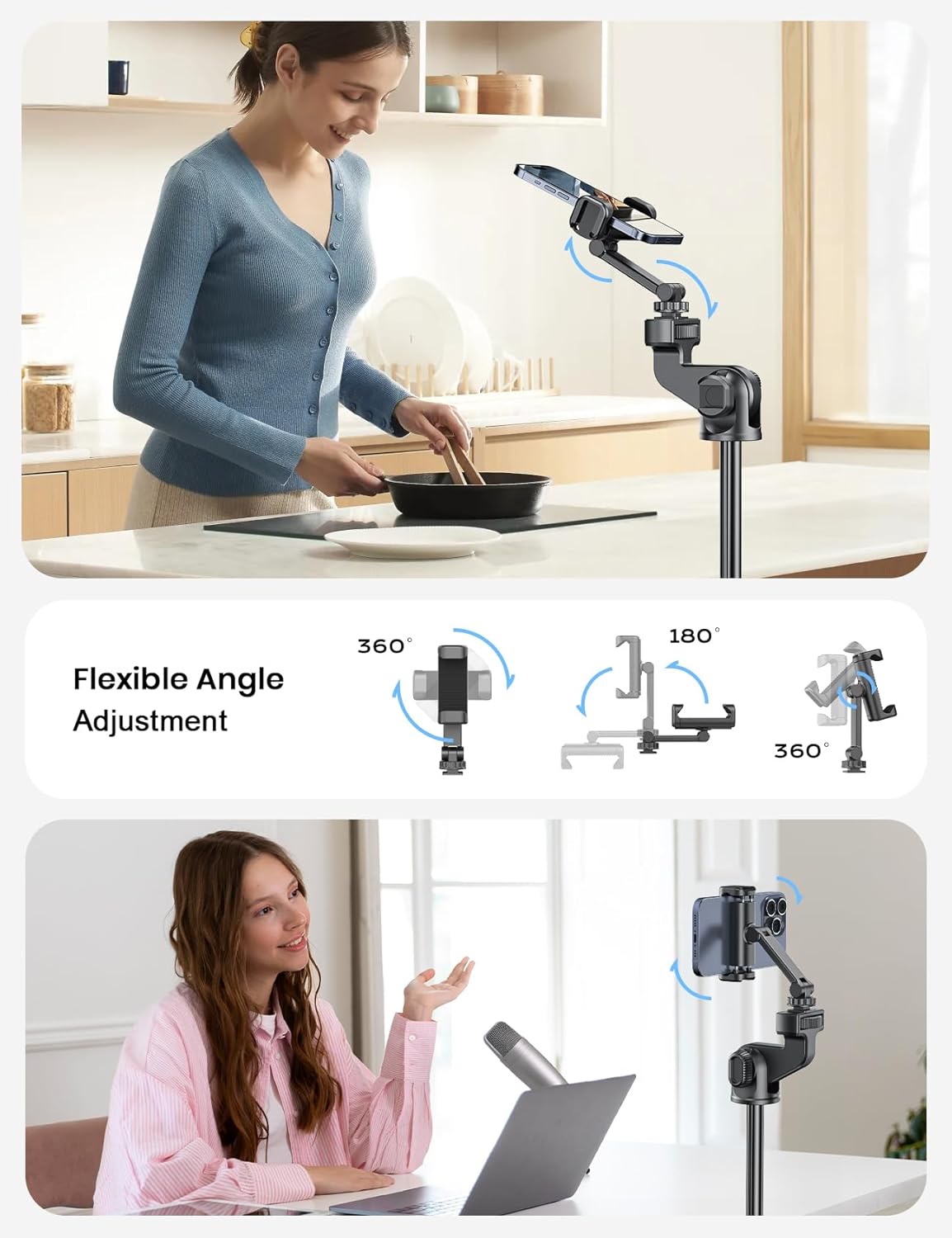 Detalle de 10-inch Ring Light with 75.6in Tripod