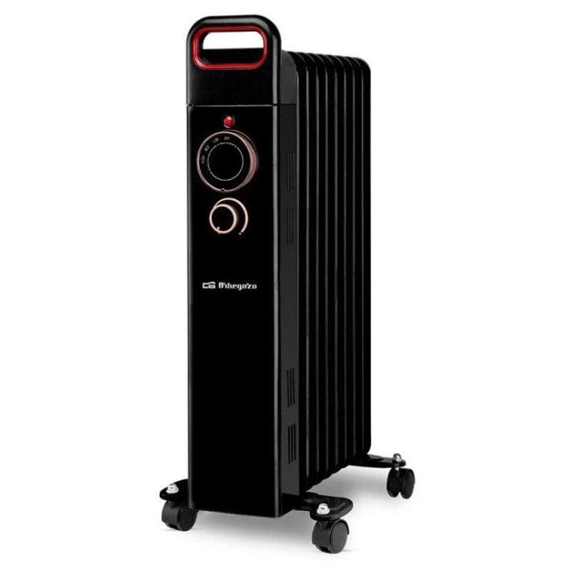 Detalle de Orbegozo RUN 2000: Radiador de Aceite 2000W, móvil y silencioso para estancias medianas