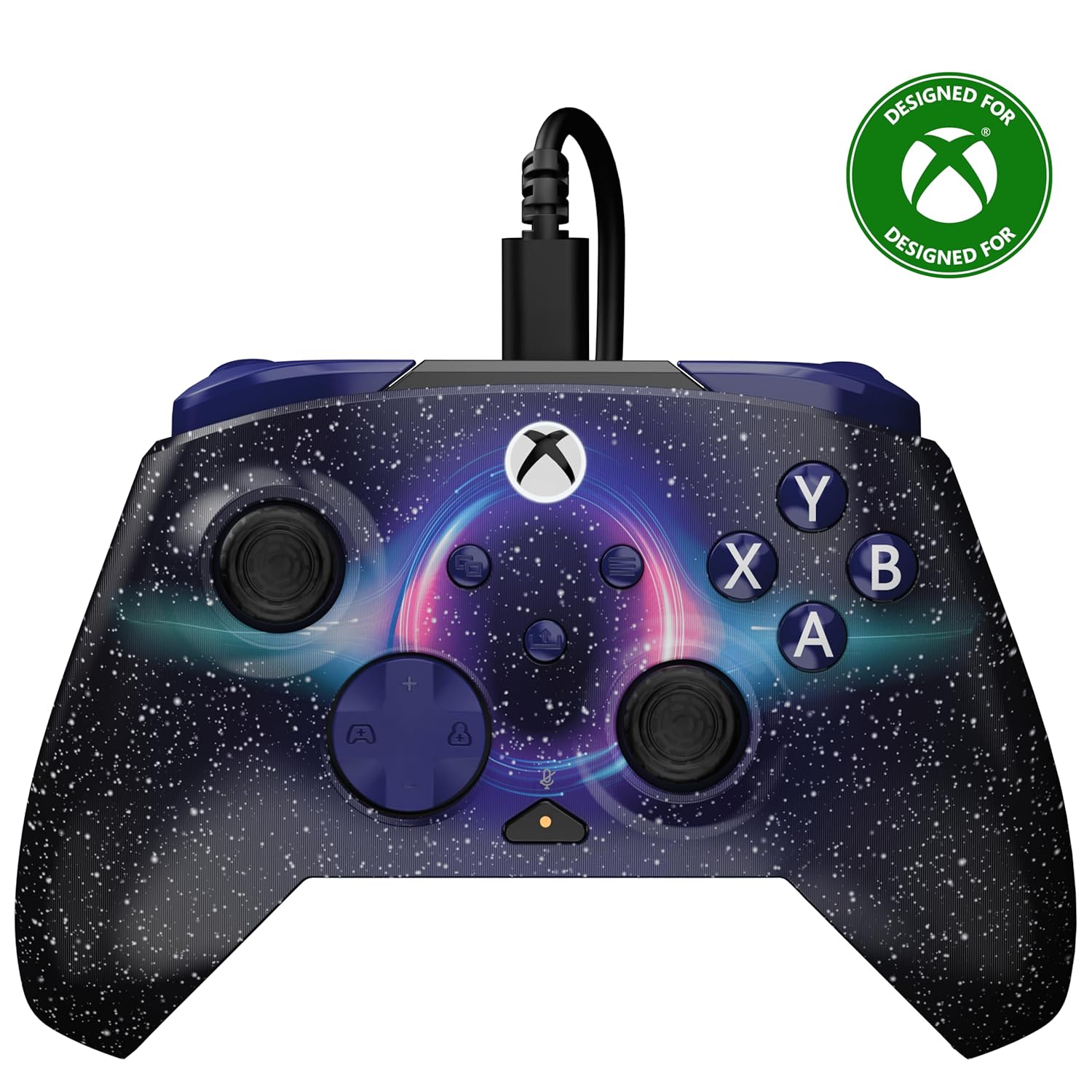 Detalle de Turtle Beach Rematch Advanced Dark Cosmos – Lentikularer Controller für Xbox & PC