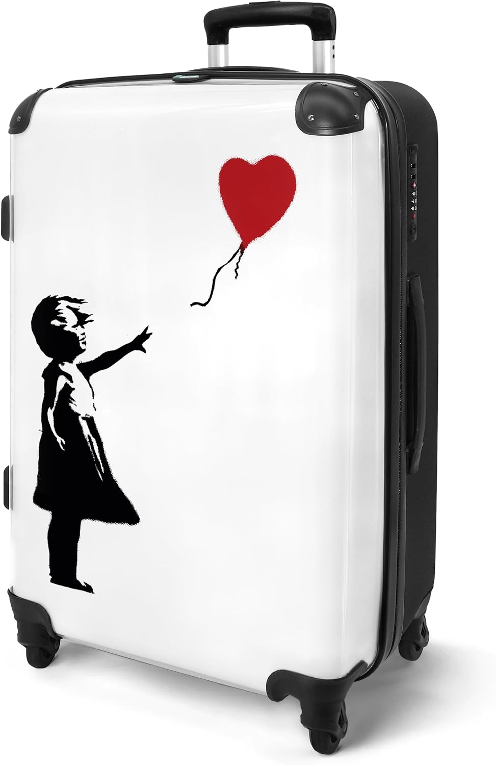Thumbnail 1 de Valigia grande ultra-leggera rigida con serratura TSA (67 cm, 72 L) Ragazza – Bianco