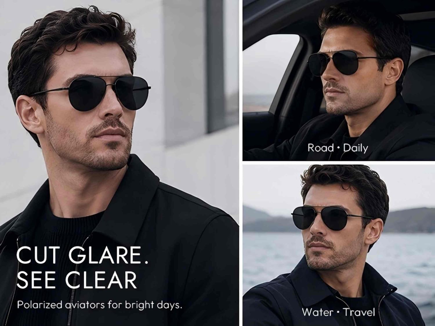 Thumbnail 6 de Eiuizah Aviator Sunglasses with Metal Frame