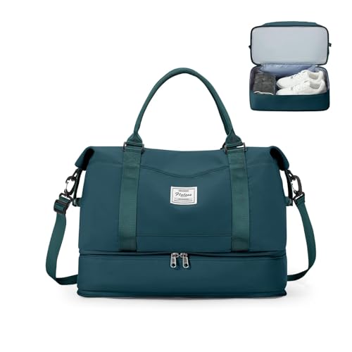 Detalle de SEAFEW sac de voyage 40 x 30 x 20 cm, compartiment chaussures et poche humide