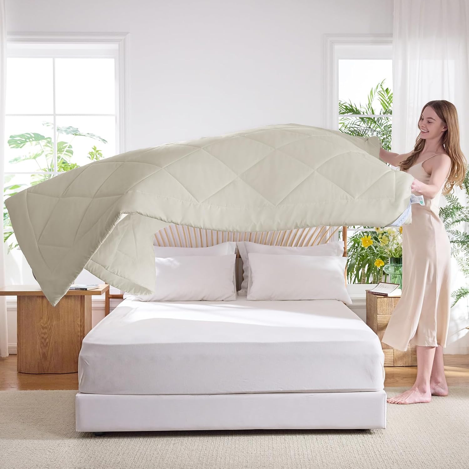 Thumbnail 5 de WAVVE Bettdecke 135x200 cm – Sommerdecke aus Mikrofaser, leicht und atmungsaktiv