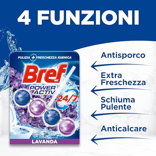 Detalle de Bref WC Power Activ Lavanda: Detergente WC profumato in confezioni da 10 pezzi