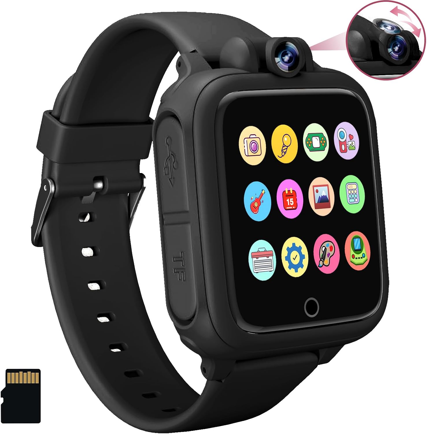 Detalle de Smartwatch per Bambino con 26 Giochi e Fotocamera - Orologio Educativo