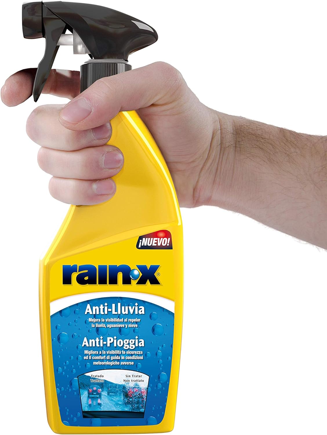 Thumbnail 2 de Rain-X Spray Liquido Lavavetri Auto Antipioggia con Tecnologia Idrofobica 500 ml