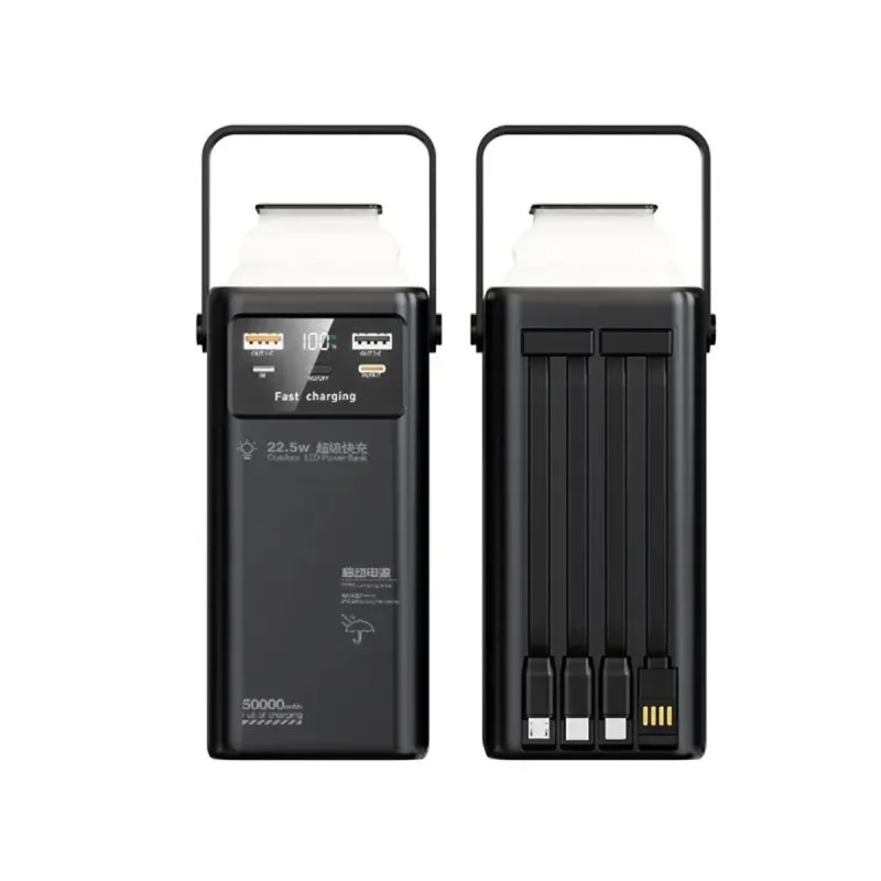 Detalle 2 de Klack PowerBank 50000 mAh 22,5 W carga rápida triple puerto