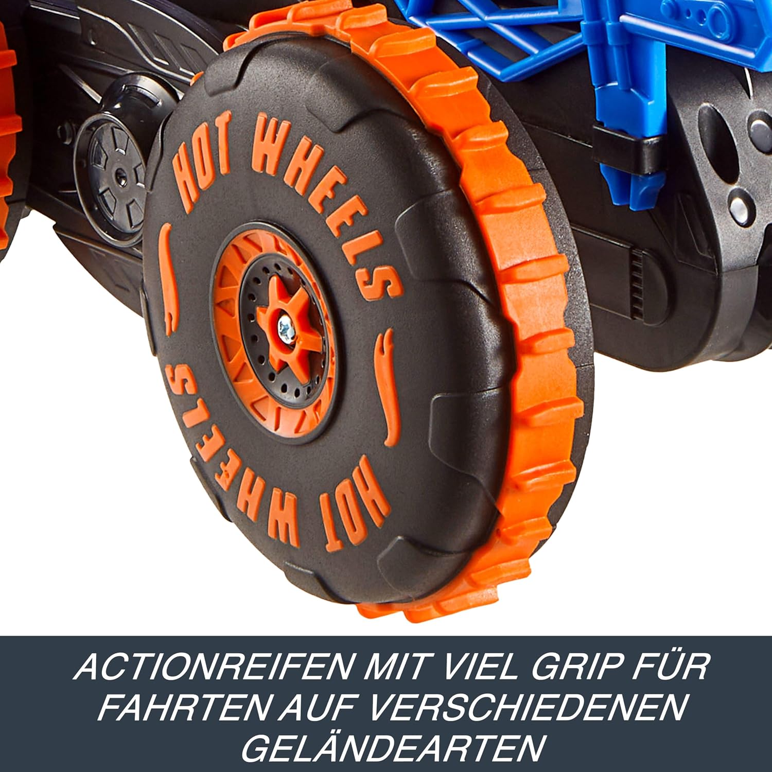 Detalle de Hot Wheels Monster Trucks Tiger Shark Climber RC (JFR39) – Dreifach-Modi für Rennen, Klettern und Stunts
