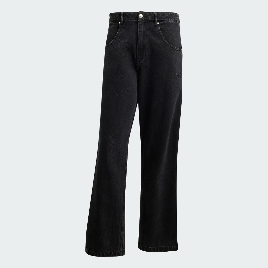 Thumbnail 3 de Adidas Pantalón Firebird Adicolor Denim Negro