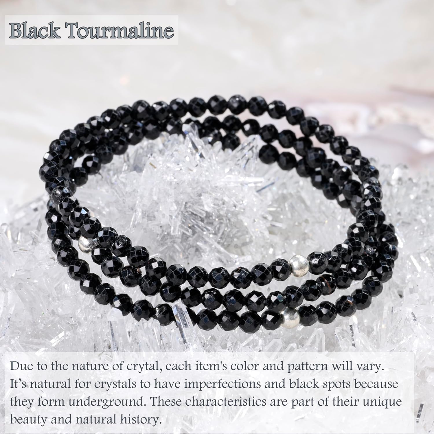 Thumbnail 4 de Farfume Edelstein Perlen Armband 4 mm – Silber 925, Naturstein & Stretch, Chakra & Valentinstag-Geschenk