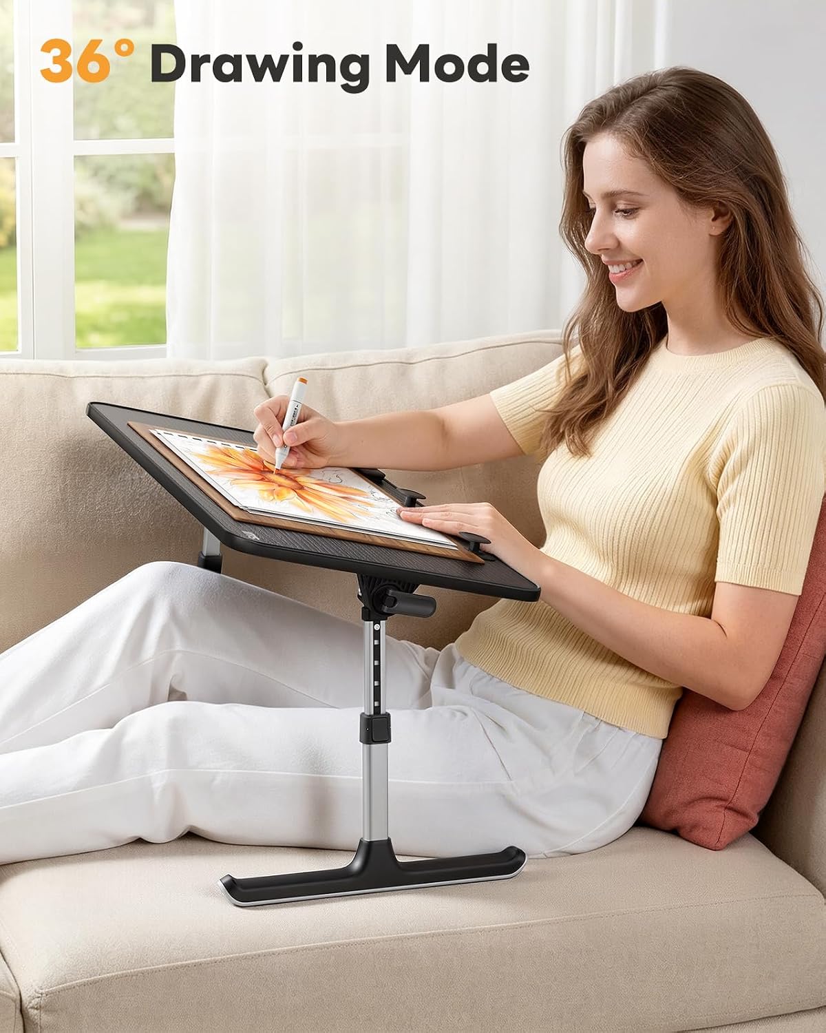 Thumbnail 1 de SAIJI Laptop Bed Tray Desk, 80 lb