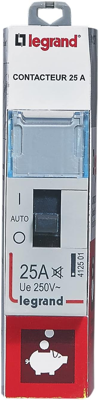 Thumbnail 1 de Legrand Contacteur pour tarifs heures creuses – bipolaire 230V~, 25A, 1 module