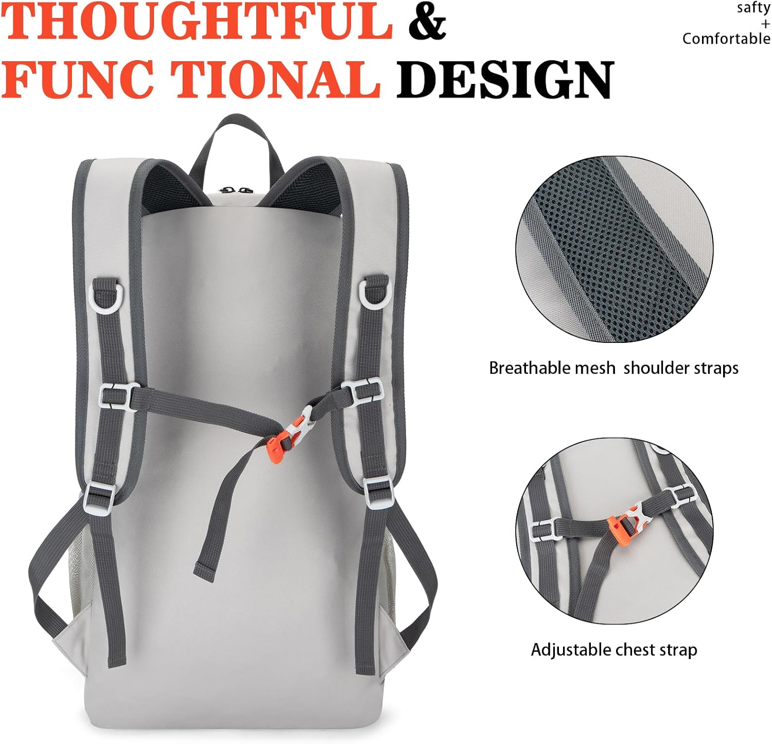 Thumbnail 3 de 35L packable hiking daypack in Light Gray