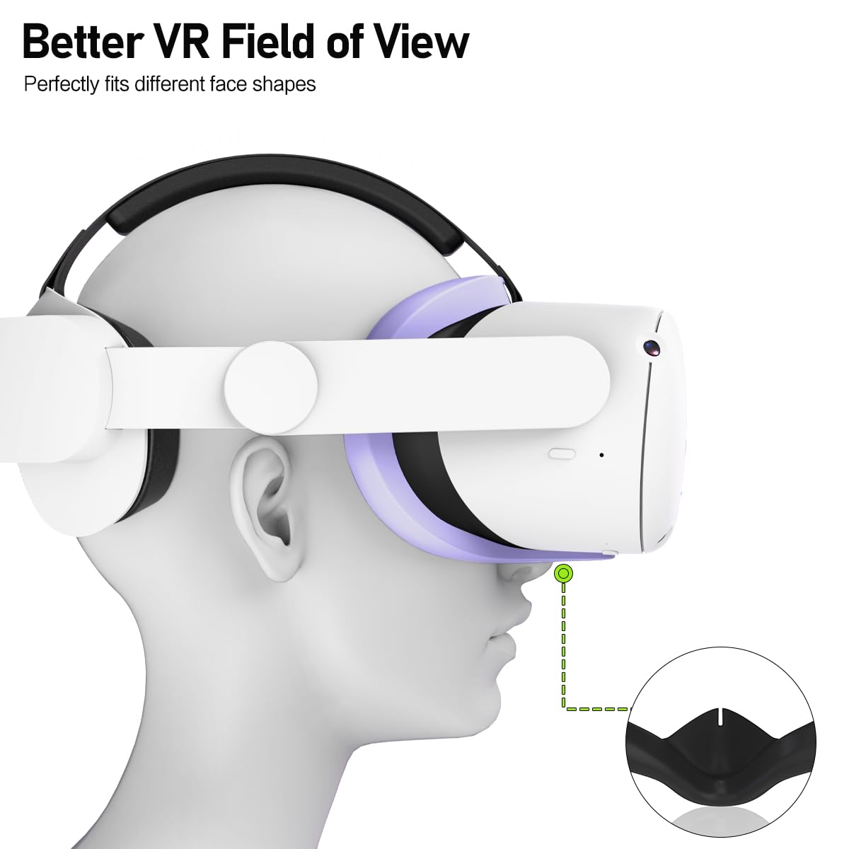 Detalle de Oculus Quest 2 Face Cushion Cover 5pcs
