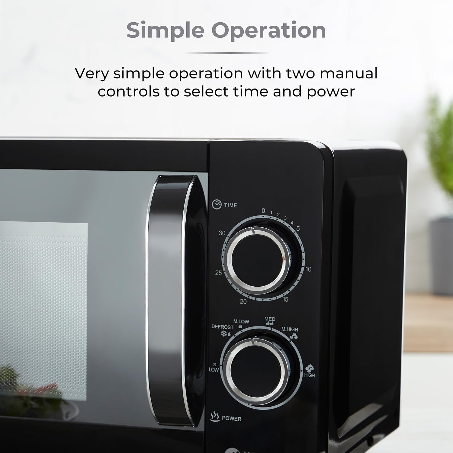 Thumbnail 4 de Tower T24042BLK Manual Microwave 800W