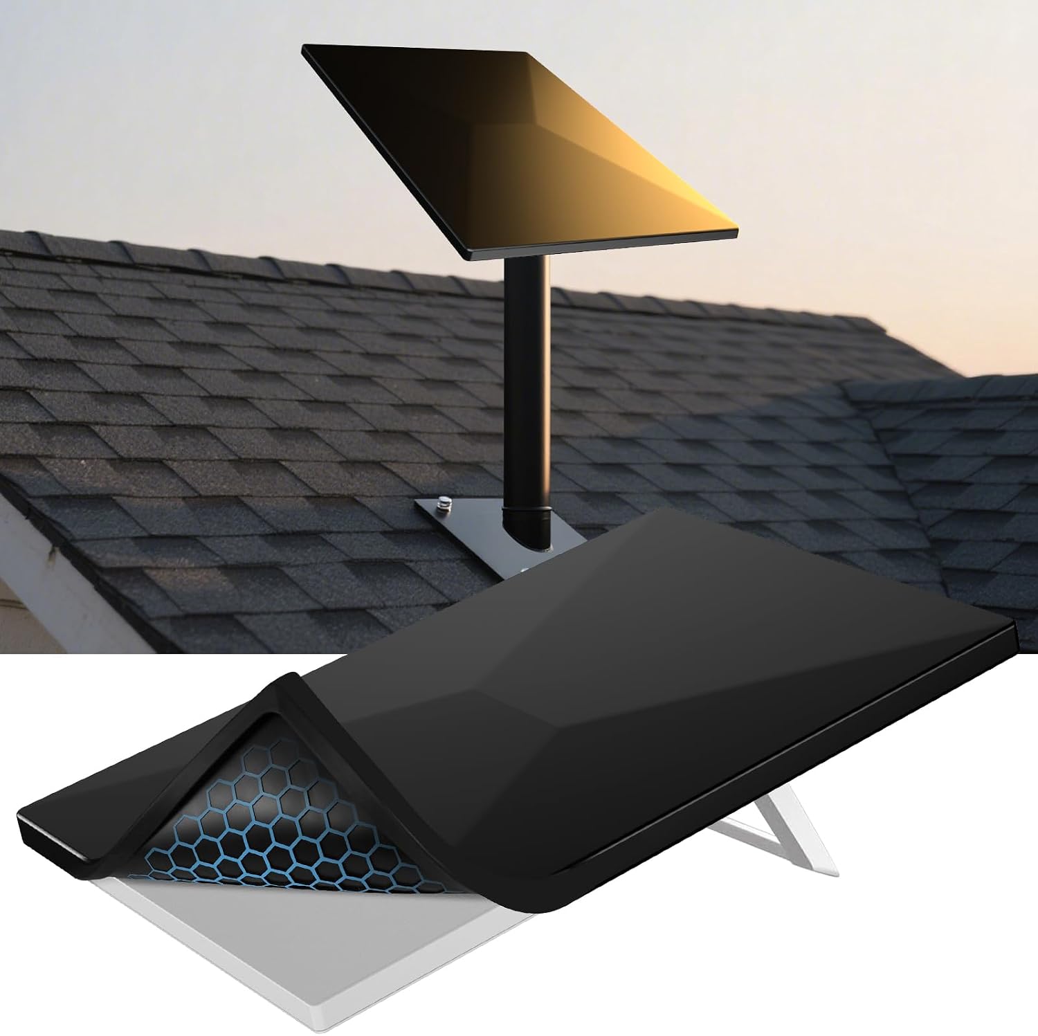 Detalle 2 de Starlink Gen 3 Protective Cover: Liquid Silicone Case for Outdoor Starlink Antenna