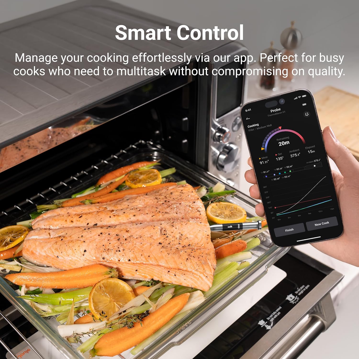 Detalle 2 de ThermoMaven Smart Meat Thermometer with 6 Sensors ⚡