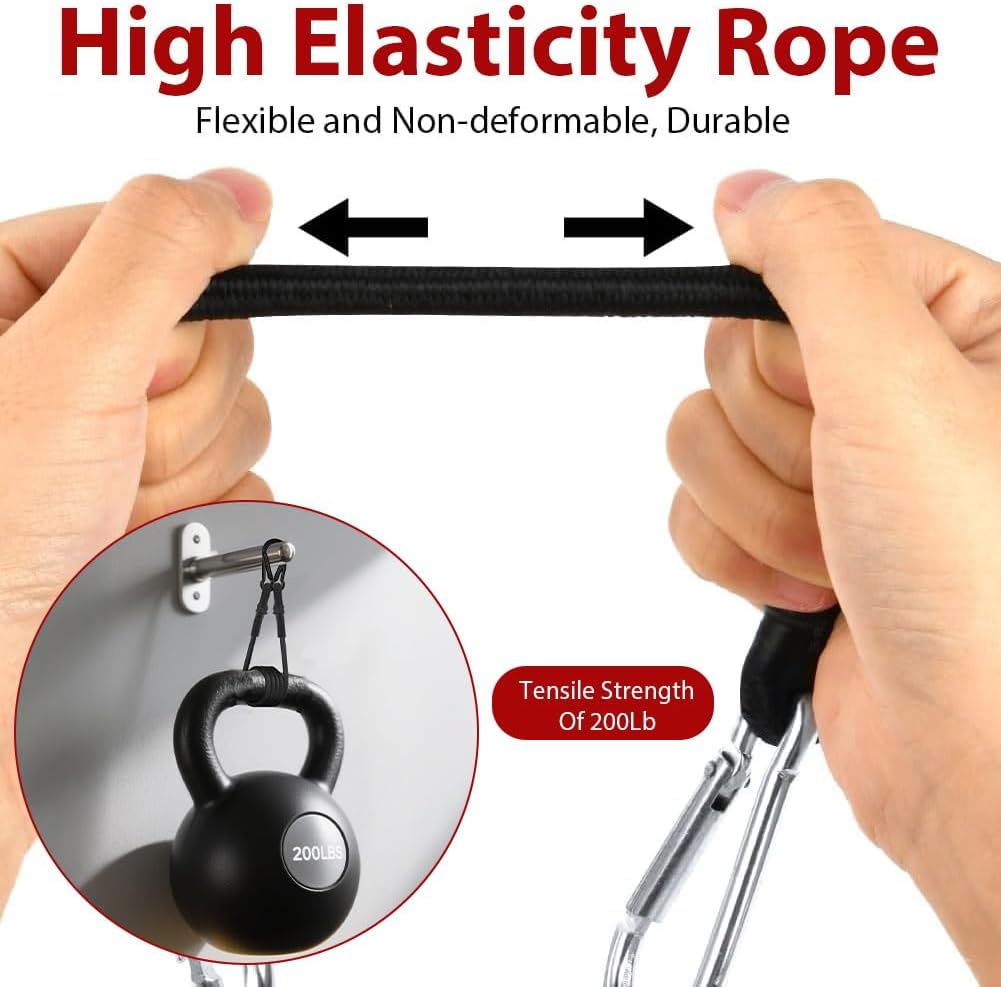 Thumbnail 3 de Adiwo Corde Elastiche con Ganci 60 cm – Set da 4 corde per fissaggio sicuro