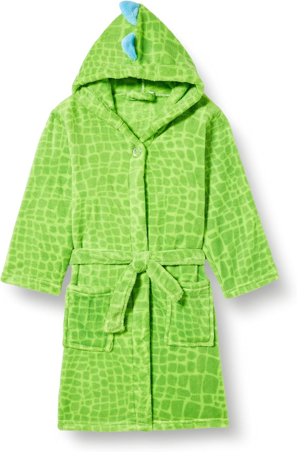 Thumbnail 6 de Playshoes Kinder Fleece-Morgenmantel Unisex – flauschig warm, mit Kapuze und Knopfverschluss
