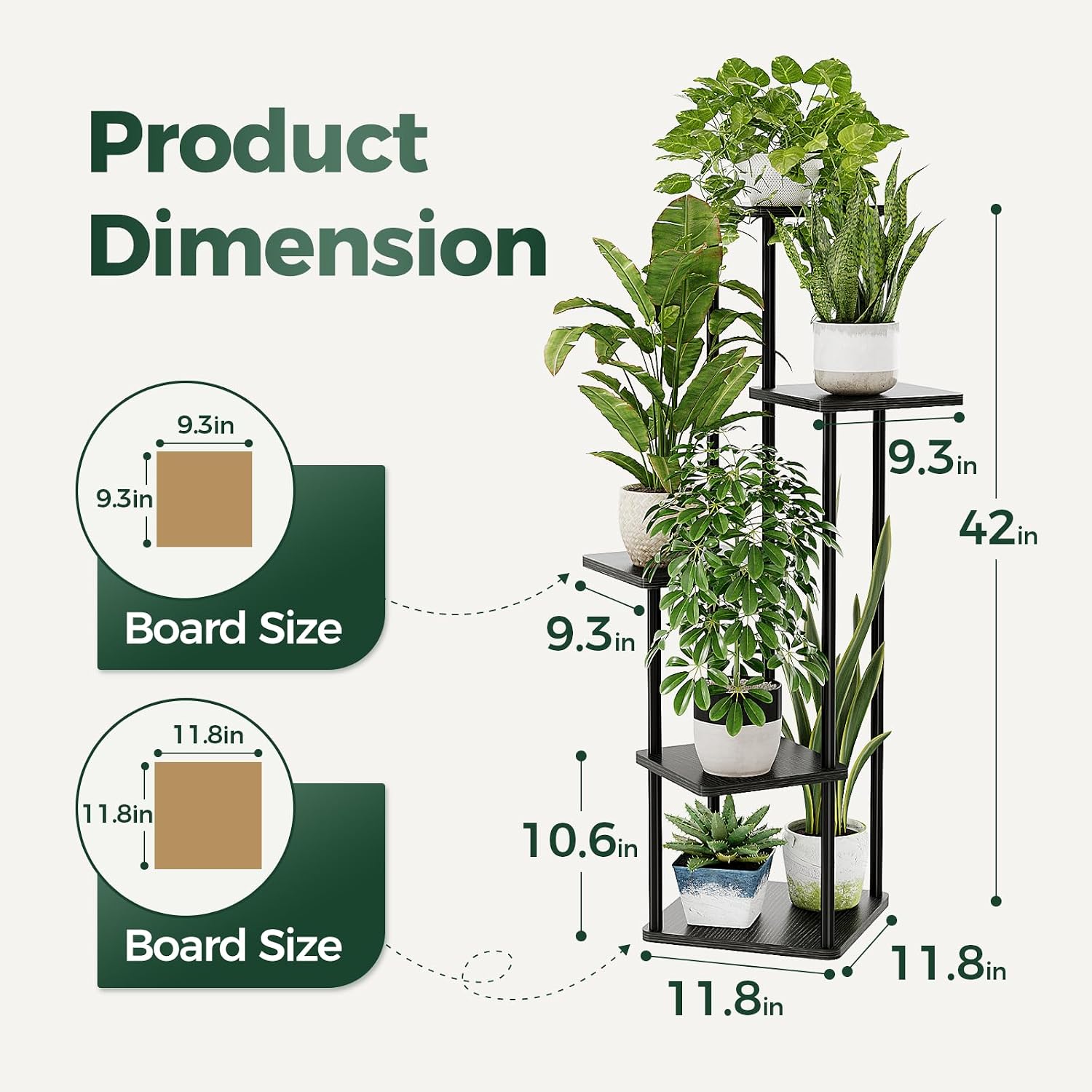 Thumbnail 4 de Bamworld 5-Tier Plant Stand