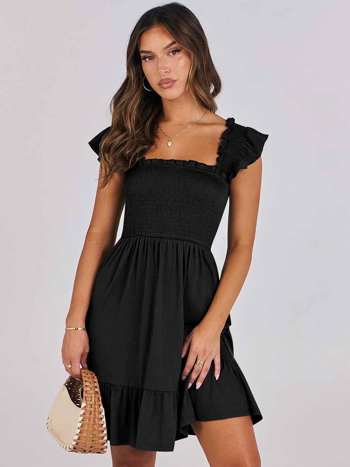 Thumbnail 3 de ANRABESS Summer Sleeveless Square Neck Sundress