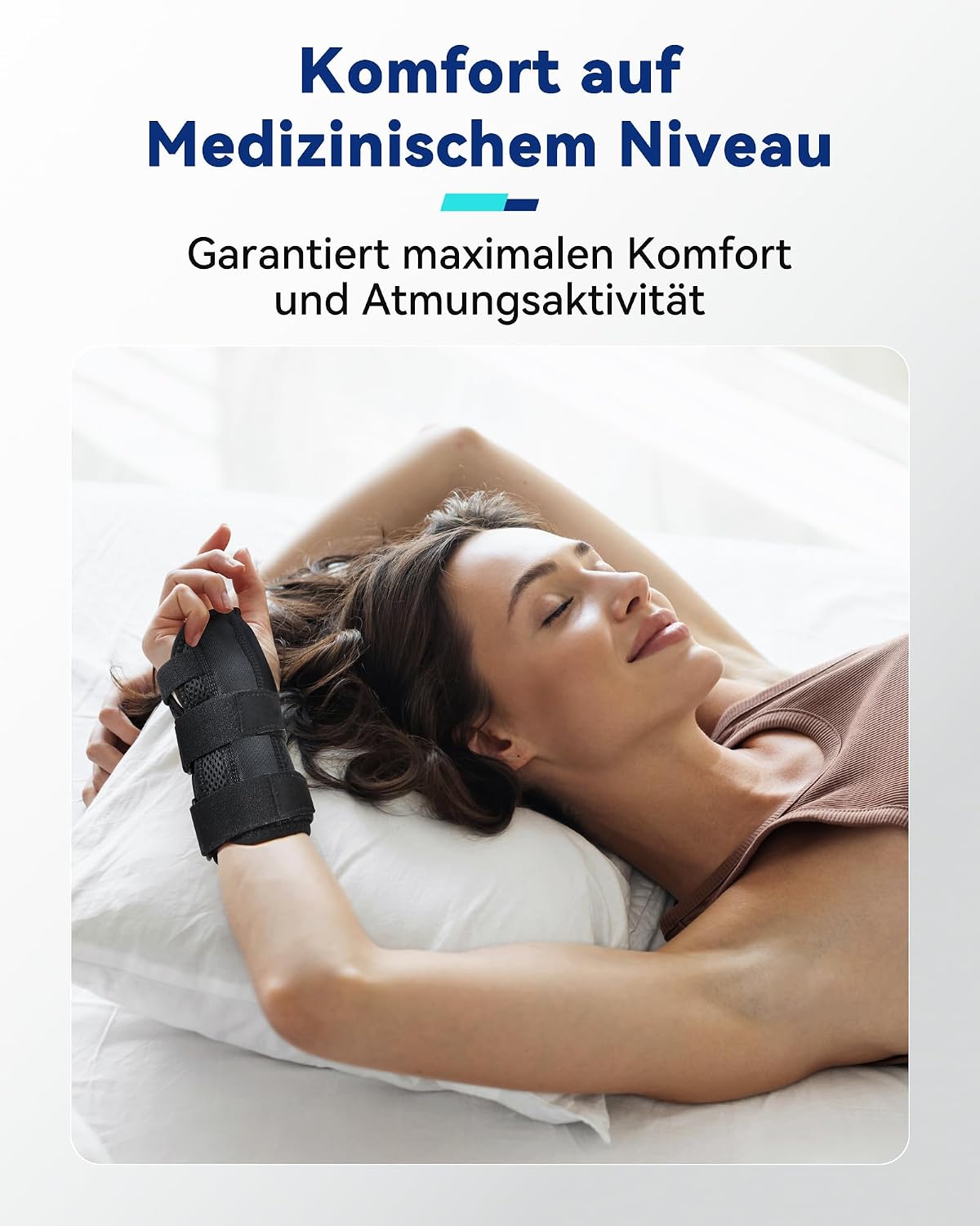 Detalle 2 de Fitomo Handgelenkbandage mit 3 Metallschienen