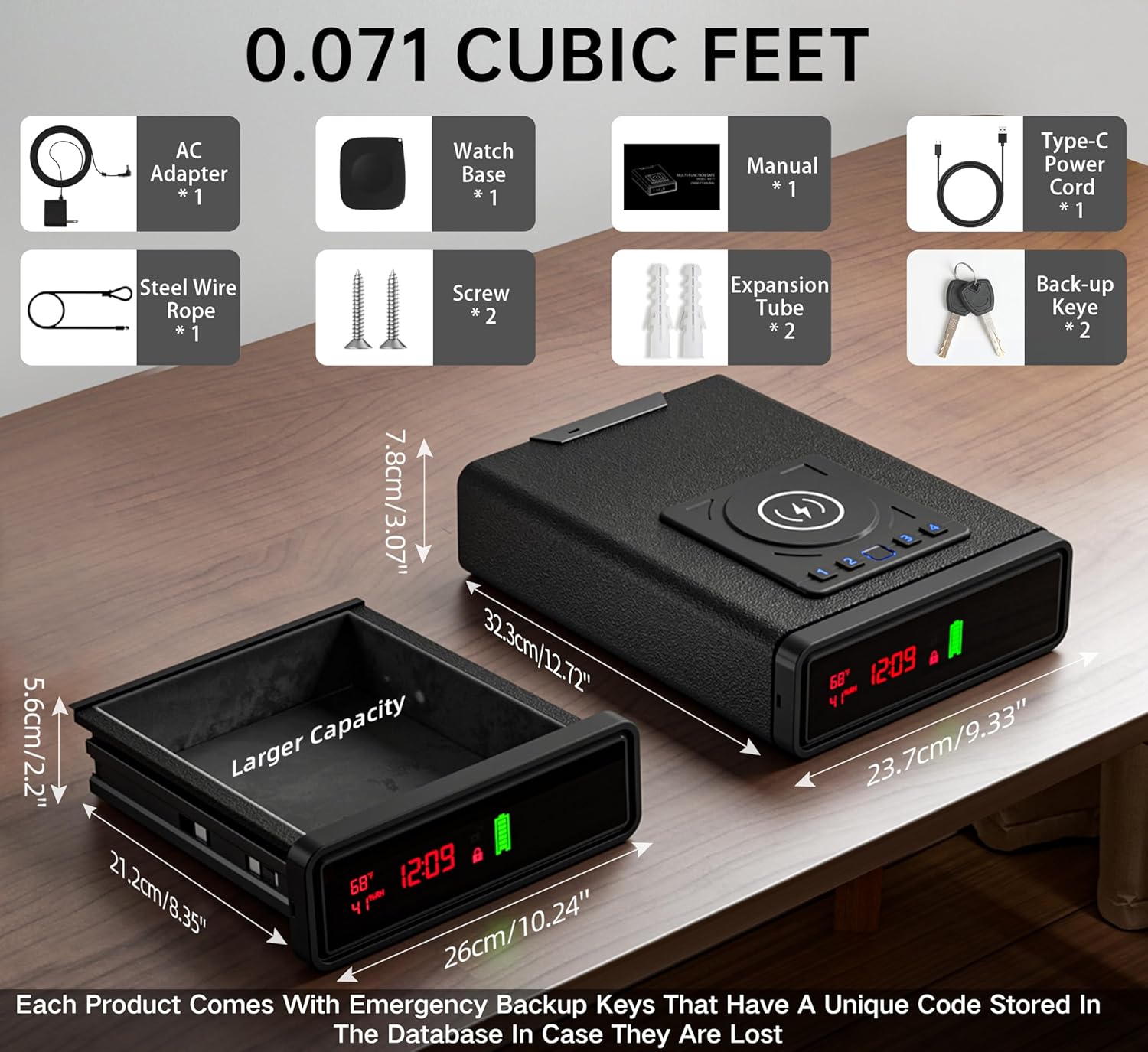 Thumbnail 6 de ORARAER Biometric Smart Gun Safe