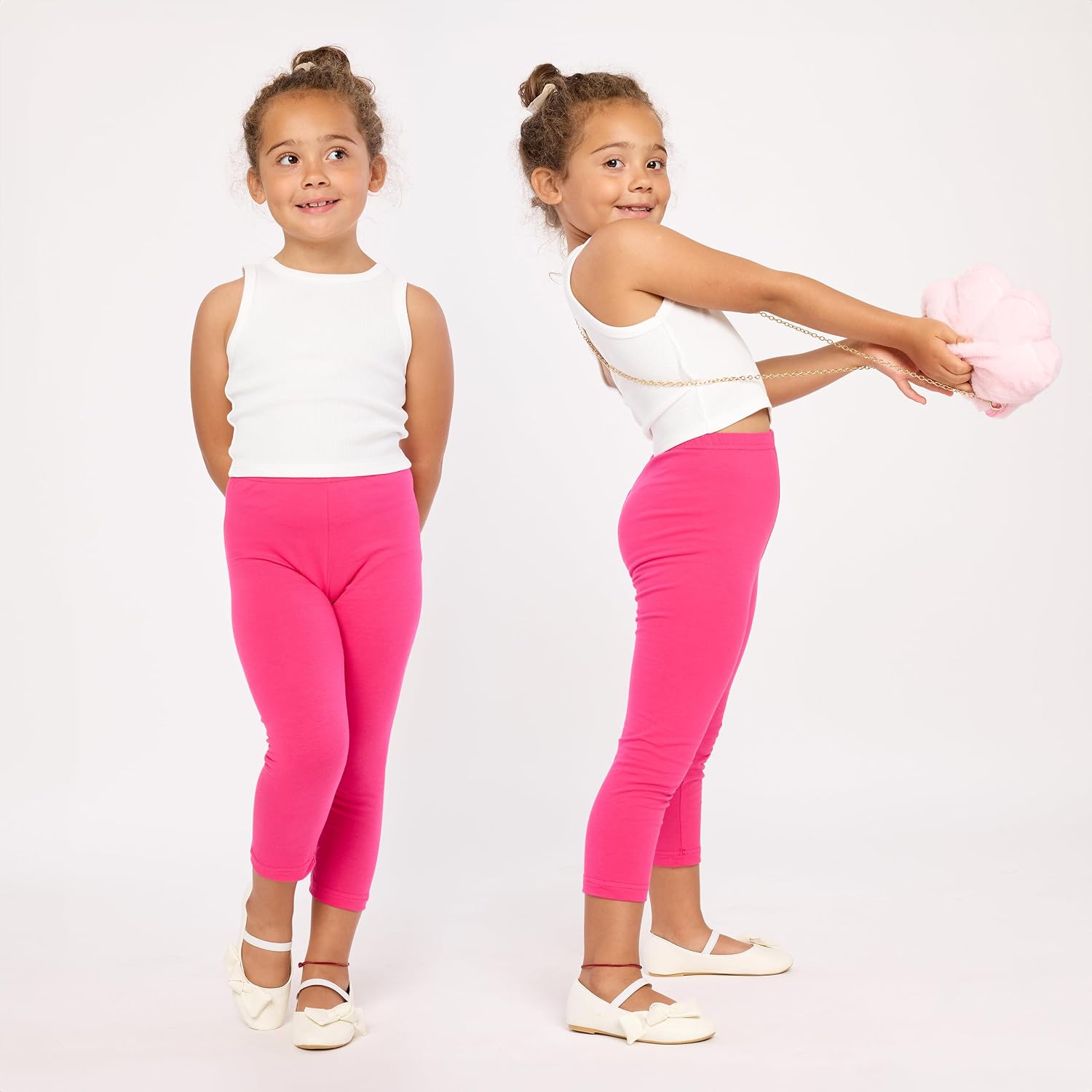 Detalle 2 de Merry Style MS10-226 3/4-legging van katoen voor meisjes