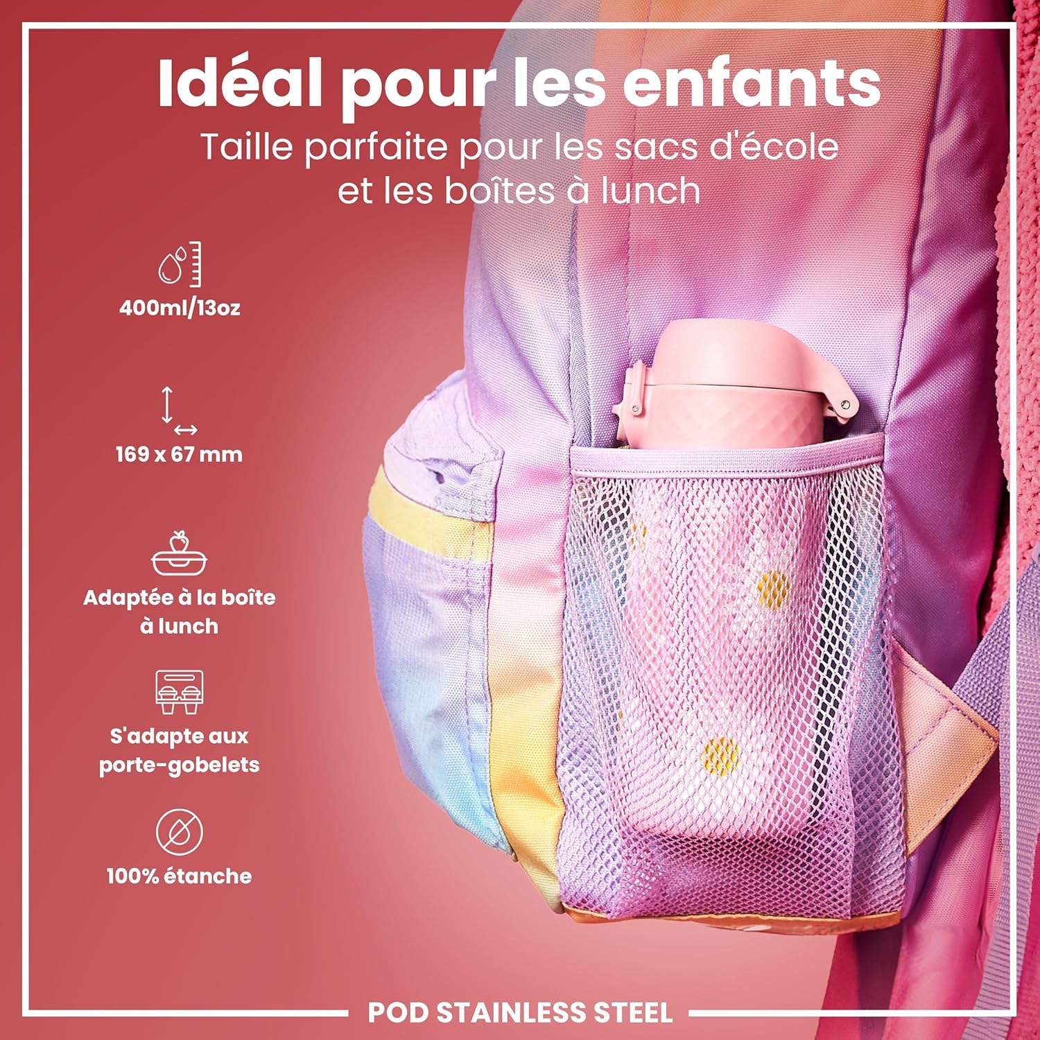 Thumbnail 1 de Ion8 Gourde enfant 400ml 🥤