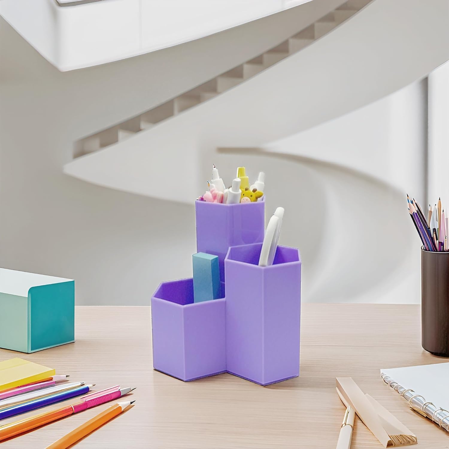Thumbnail 5 de Saikvi Triangular Desk Pen Holder