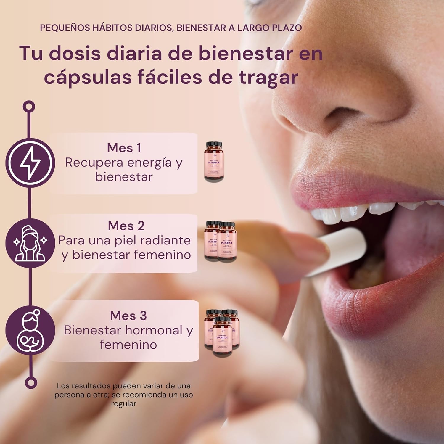 Thumbnail 4 de Inositol Myo and D-Chiro 4100MG para mujer