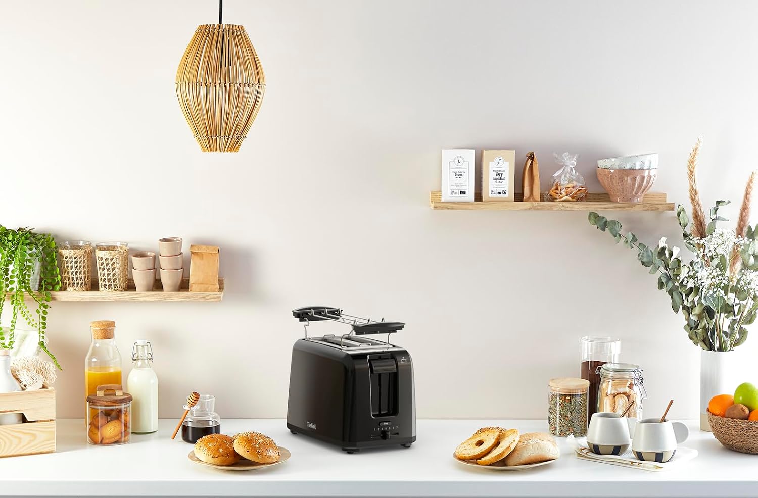 Thumbnail 1 de Tefal Vita TT1A2810 Zwei-Schlitz-Toaster – 7 Bräunungsstufen, zentrierte Brotscheiben, Stopp-/Auftau-/Aufwärmfunktion