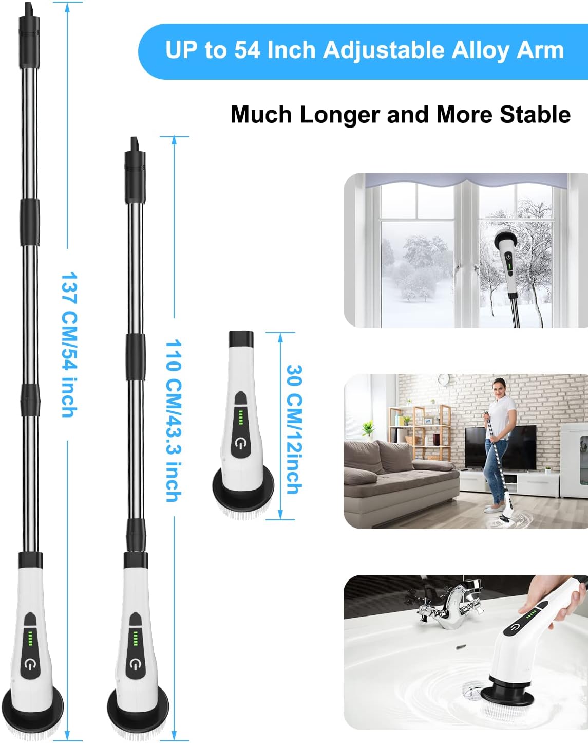 Detalle de Brosse électrique rotative 8 têtes