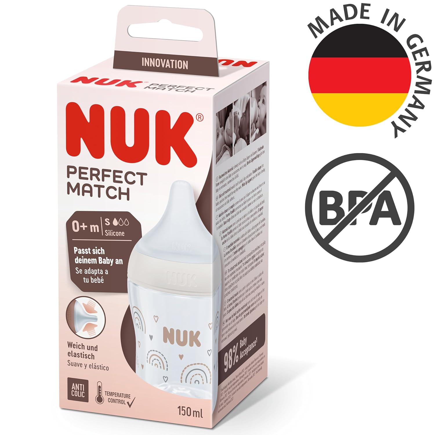 Thumbnail 5 de NUK Perfect Match Babyflaschenset 150 ml