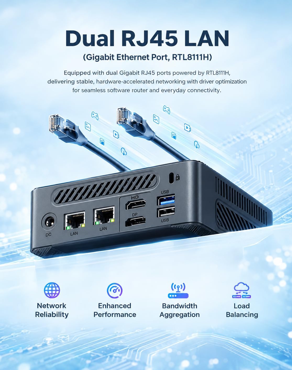 Detalle de Origimagic Mini PC Ryzen 5 3501U